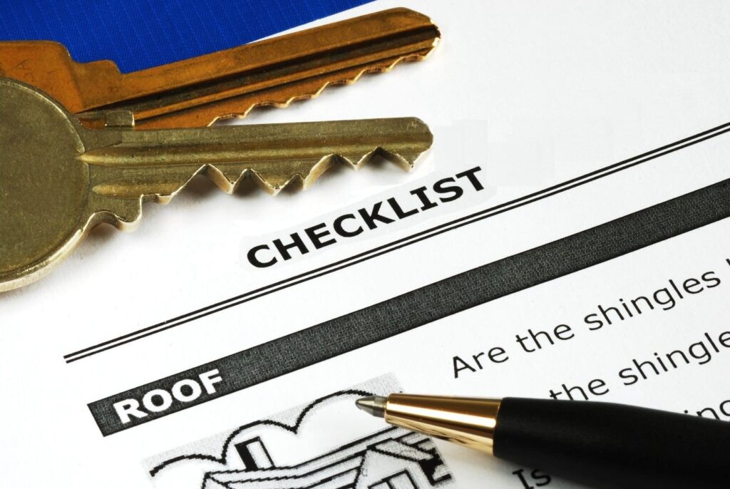 Residential Roofing Checklist